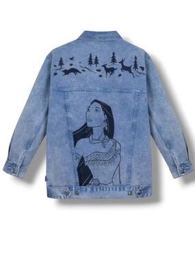 Disney Women’s Pocahontas Denim Jacket by Spirit Jersey